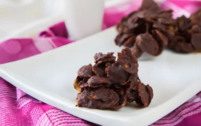 Cookies sans cuisson, façon rose des sables !